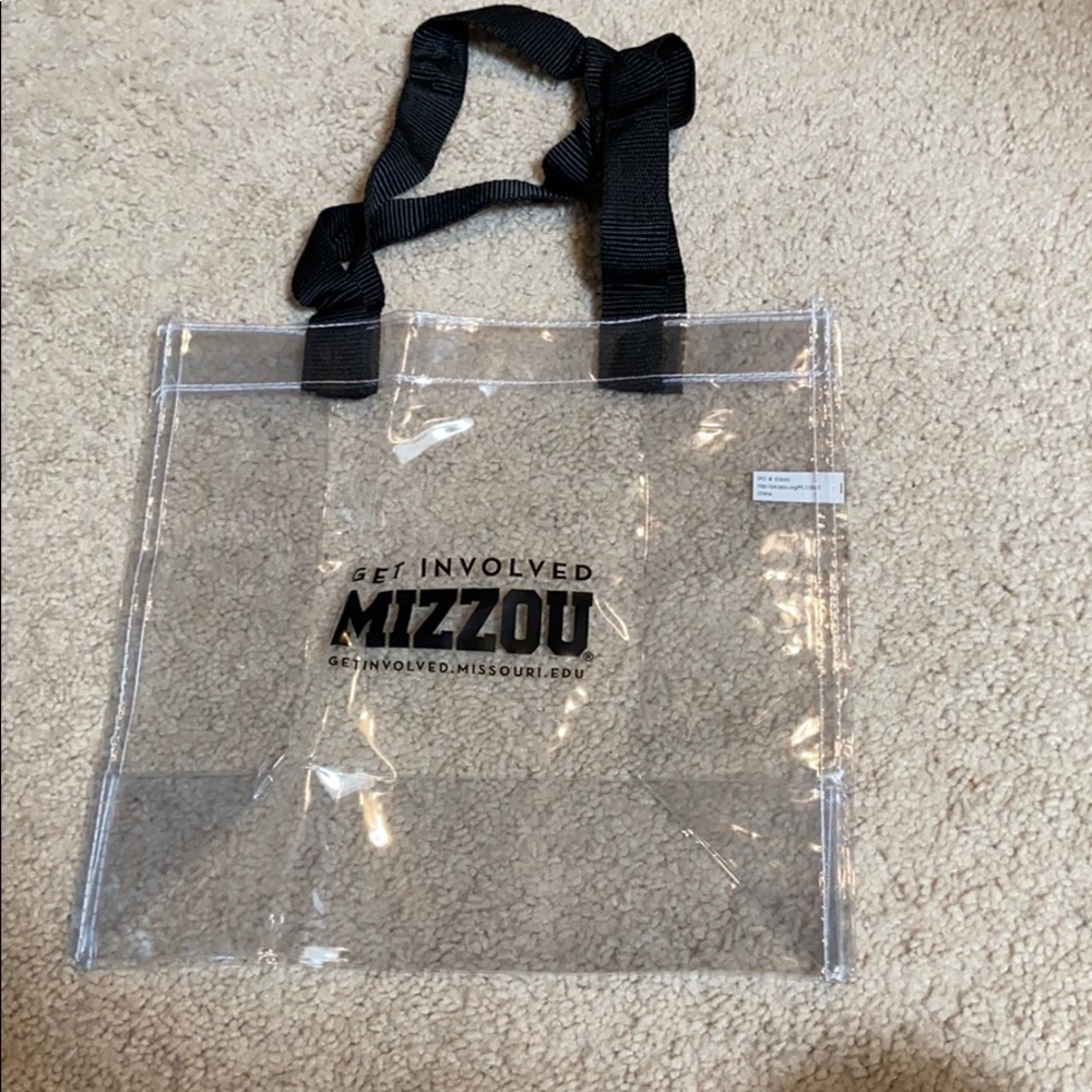 Clear Mizzou bag